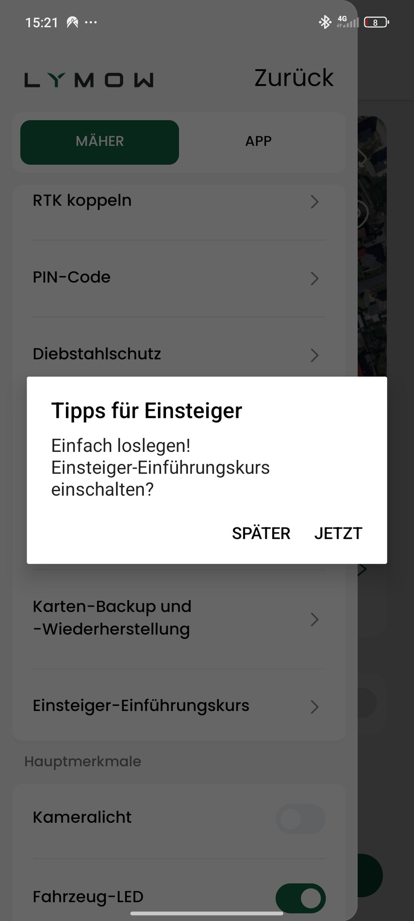 Die Lymow-App bietet alle wichtigen Grundfunktionen, darunter auch das Bearbeiten von Grenzbereichen der Rasenflächen. Das ist mehr, als manche Konkurrenten selbst zwei Jahre nachdem erste drahtlose Mähroboter für Endverbraucher auf den Markt kamen, bieten.