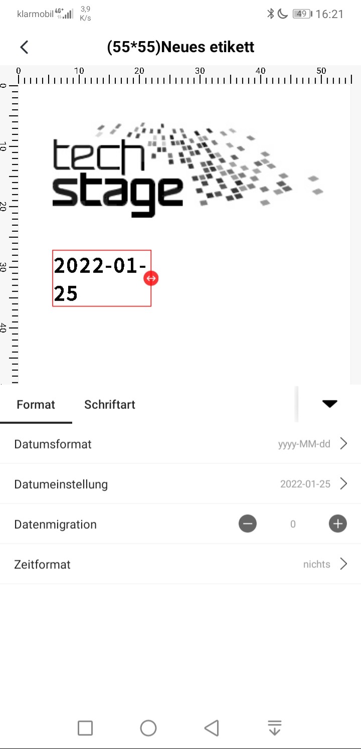 Etikettendrucker App