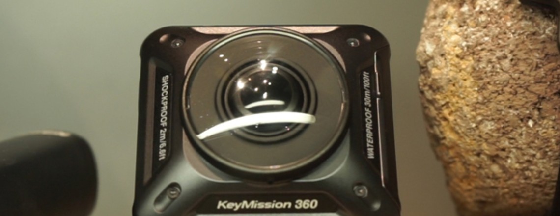 VR-Action-Kamera Nikon KeyMission 360 im Hands-on