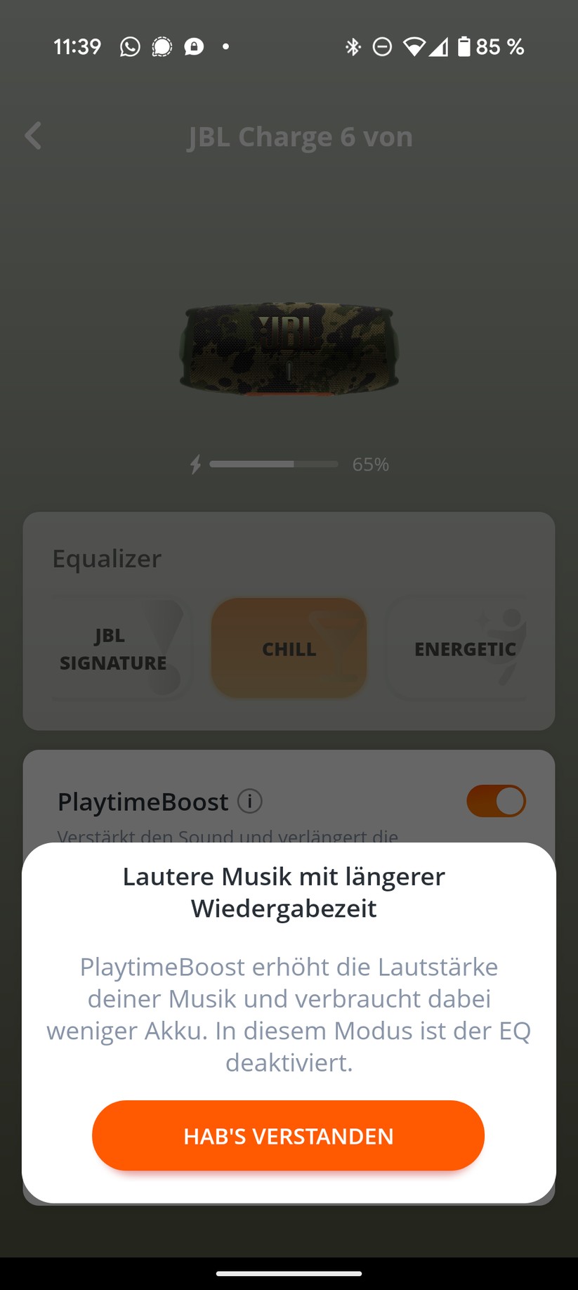 JBL Charge 6 Screenshot