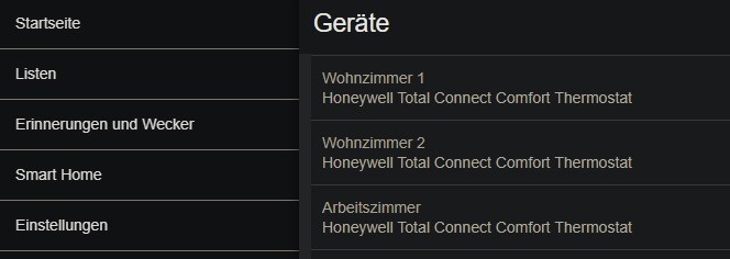 Heizkörperthermostate lassen sich sowohl in der Alexa-App als auch im Web-Interface auf dem PC (https://alexa.amazon.de/) auswählen, umbenennen oder zu Gruppen zusammenfassen.