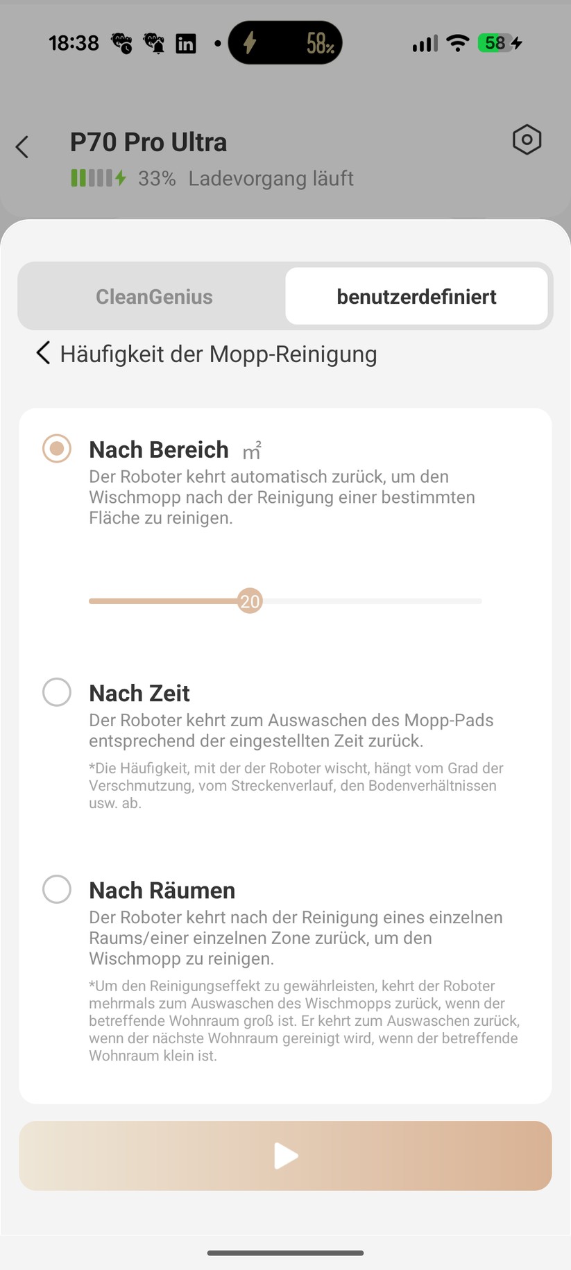 Mova P70 Pro Ultra – App & Einrichtung