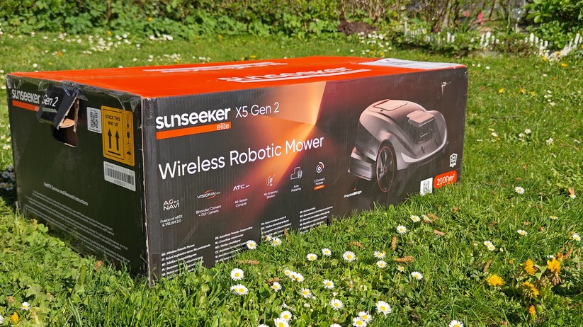 Sunseeker X5 Gen2: RTK-Mäher bis 2000 m², Randmesser, 22 cm Schnittbreite