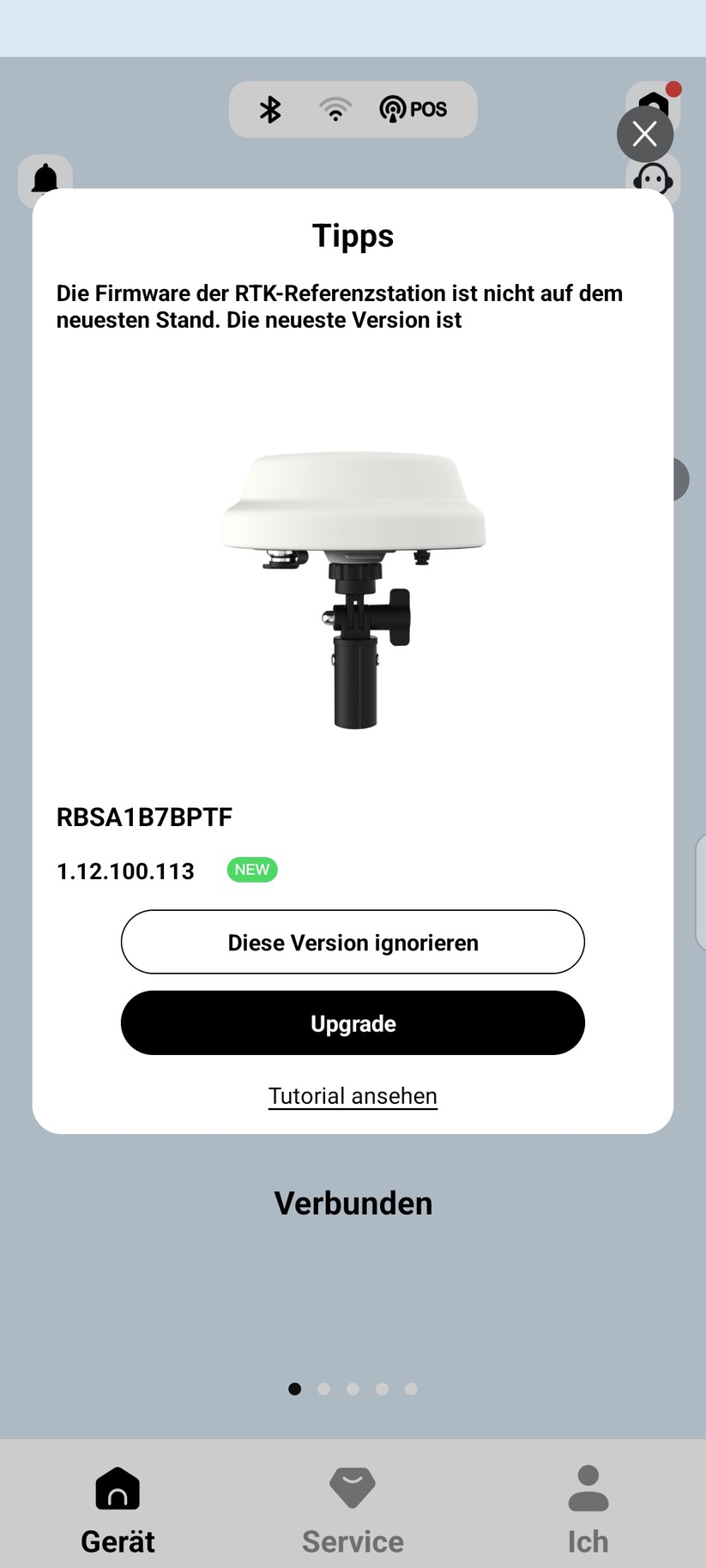  Einrichtung mit App