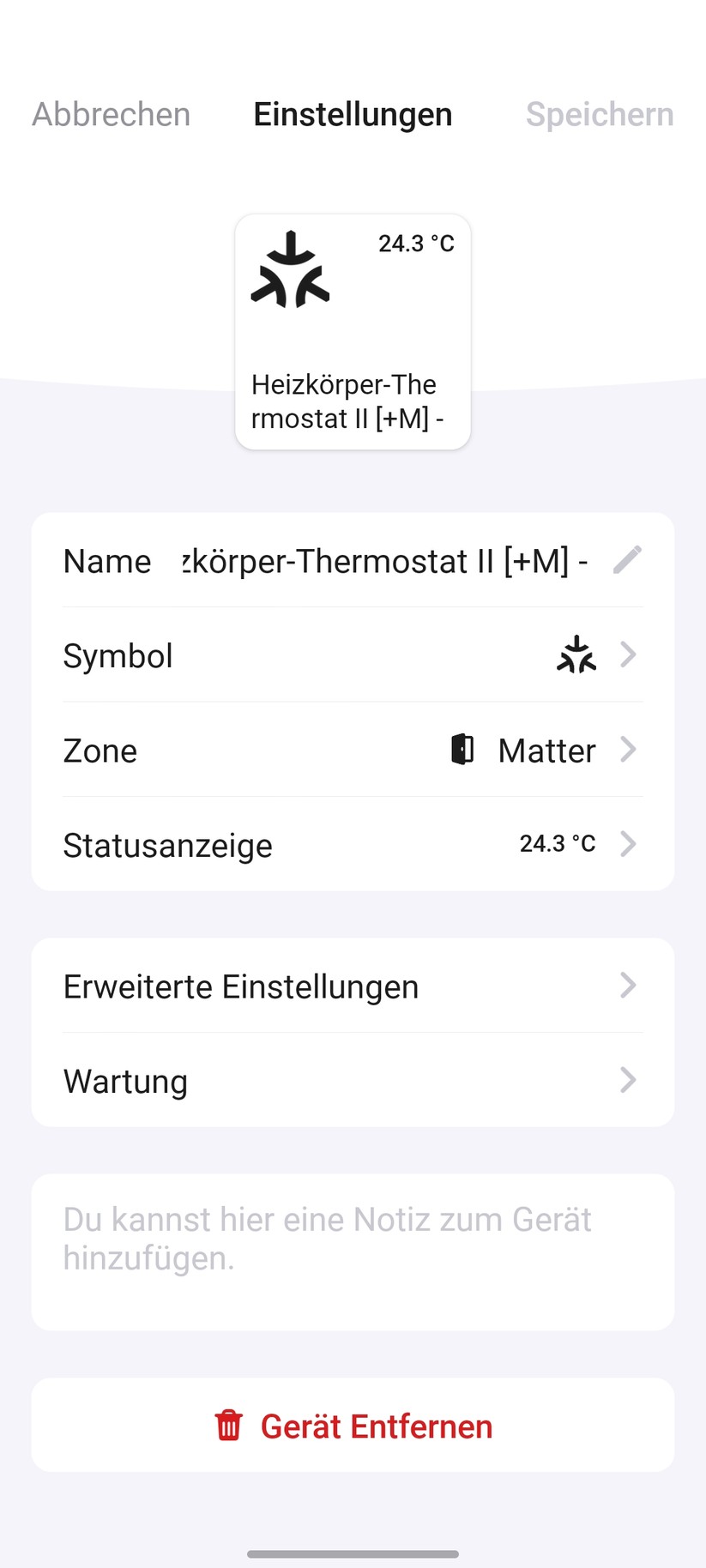 Danke Matter-Support lässt sich das Bosch Heizkörper-Thermostat II +M auch unter Homey Pro einbinden.