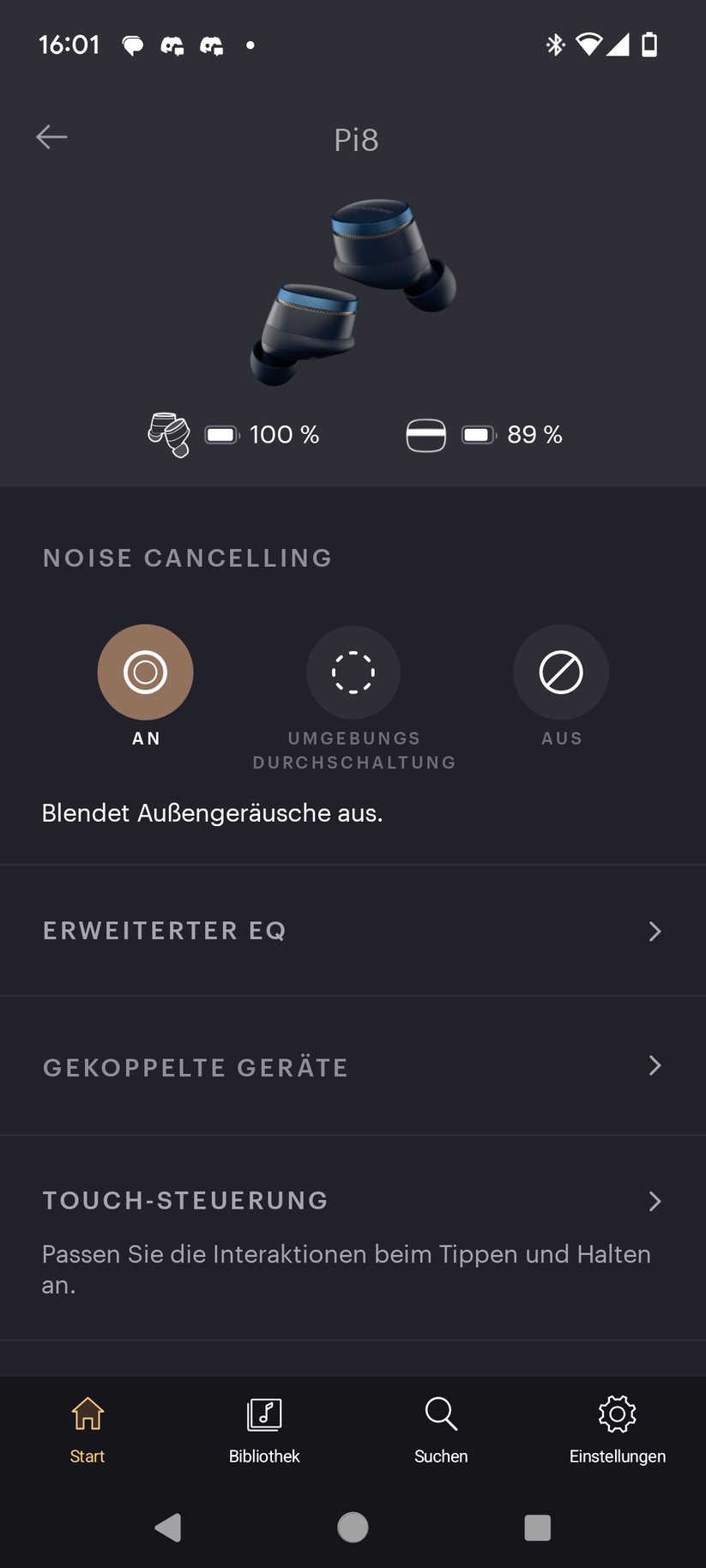 Bowers & Wilkins Pi8 Screenshots