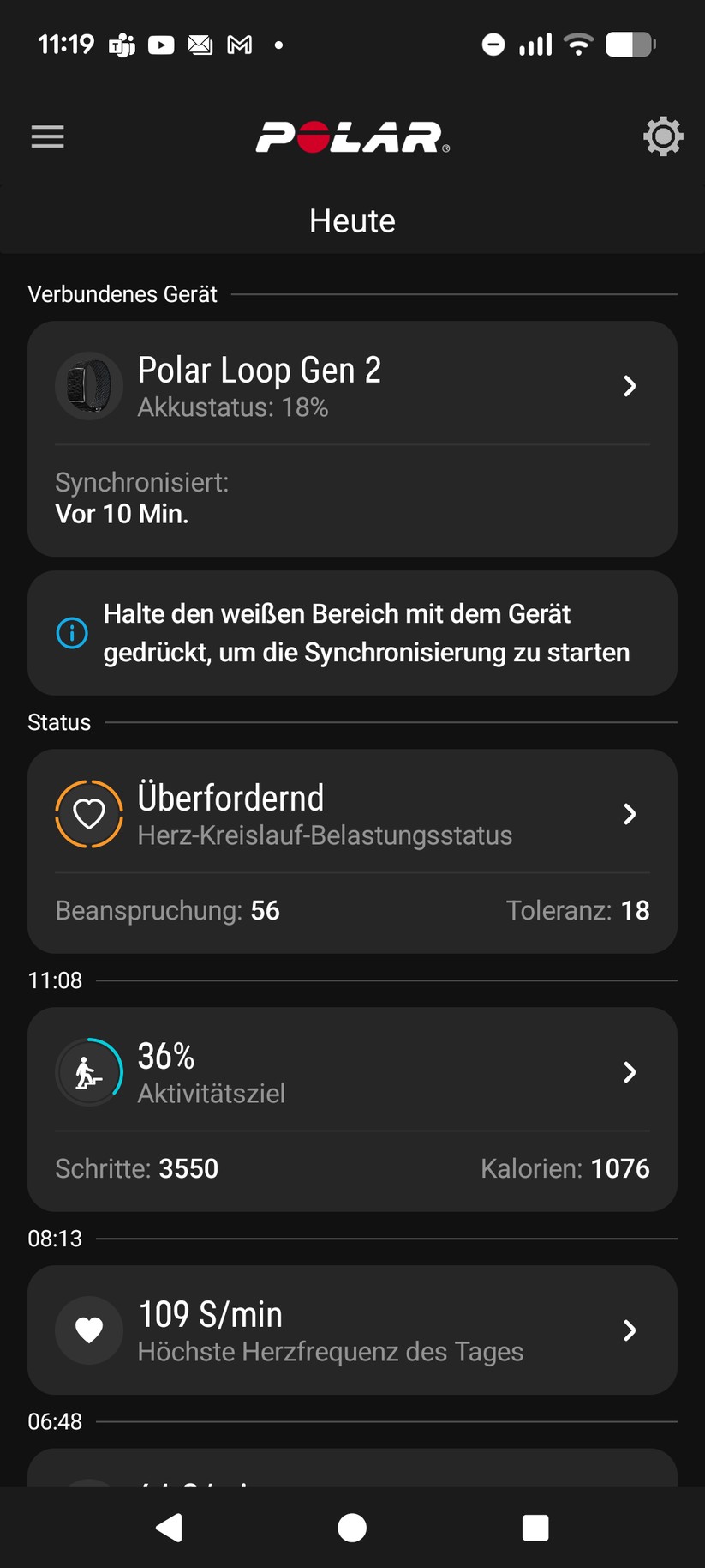 Polar Loop - App 