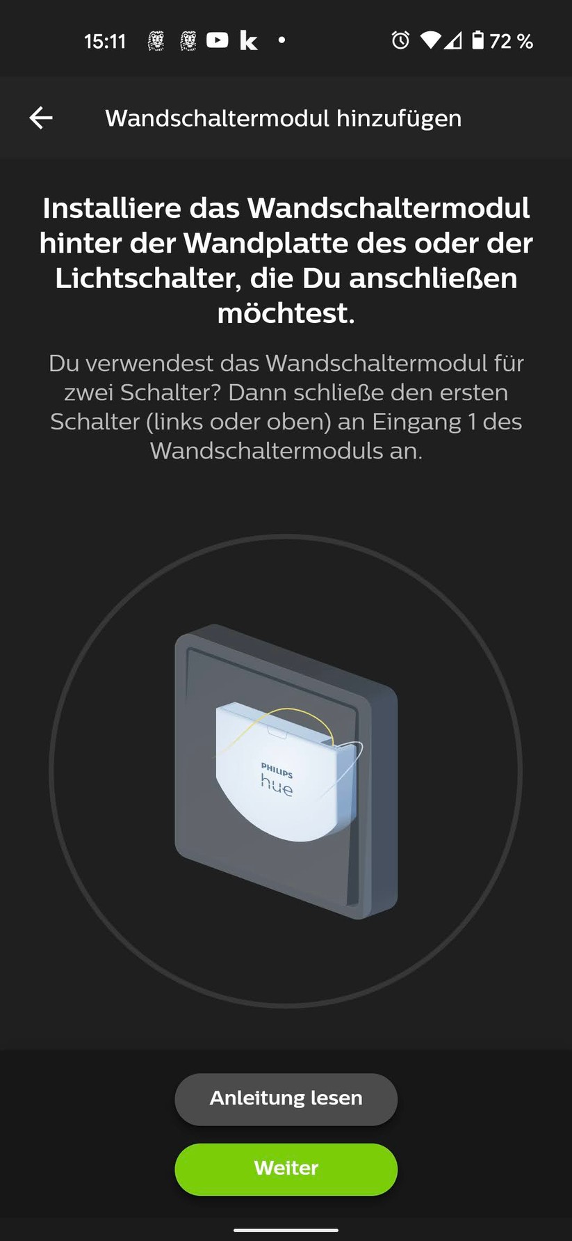Philips Hue Wandschalter Modul