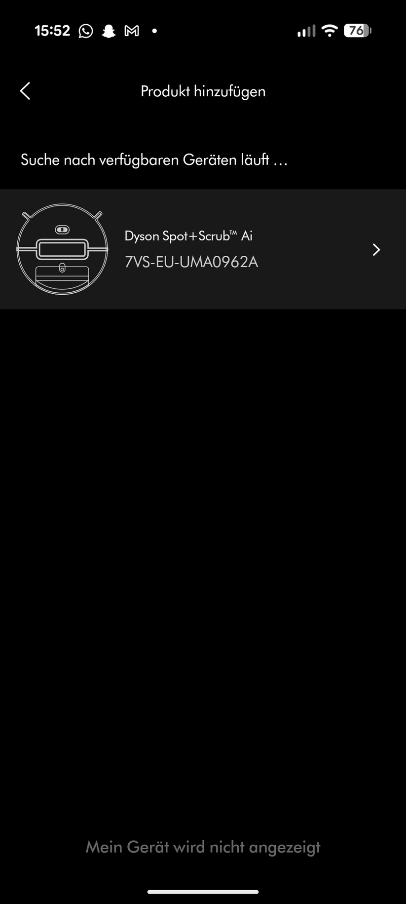 Dyson Spot + Scrub AI – App & Einrichtung
