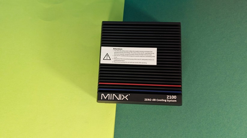 Mini-PC Minix Z100 im Test: Gehäuse und Anschlüsse