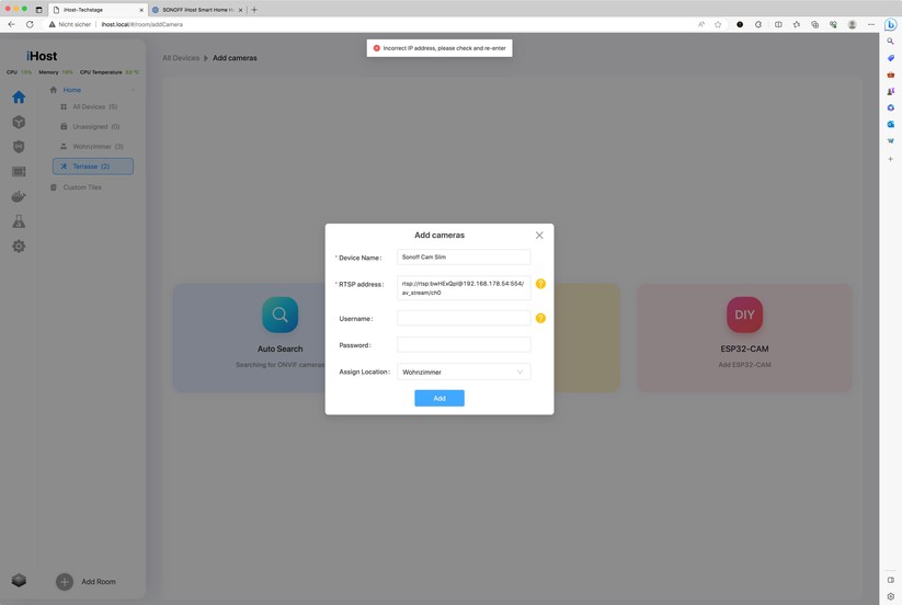 Smart-Home-Zentrale Sonoff iHost: Zigbee, Docker, Homebridge, Node-RED