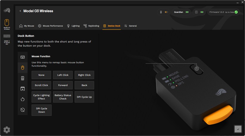 Glorious Model O3 Wireless - Bilder App