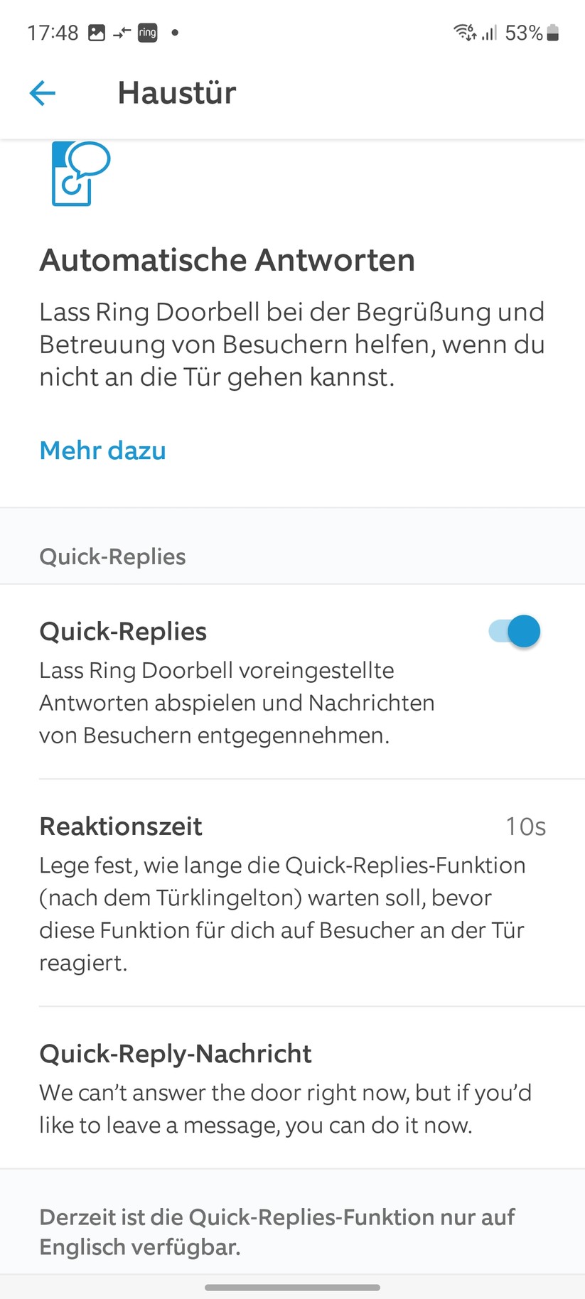 Ring Battery Video Doorbell Plus: App, Setup, Einstellungen