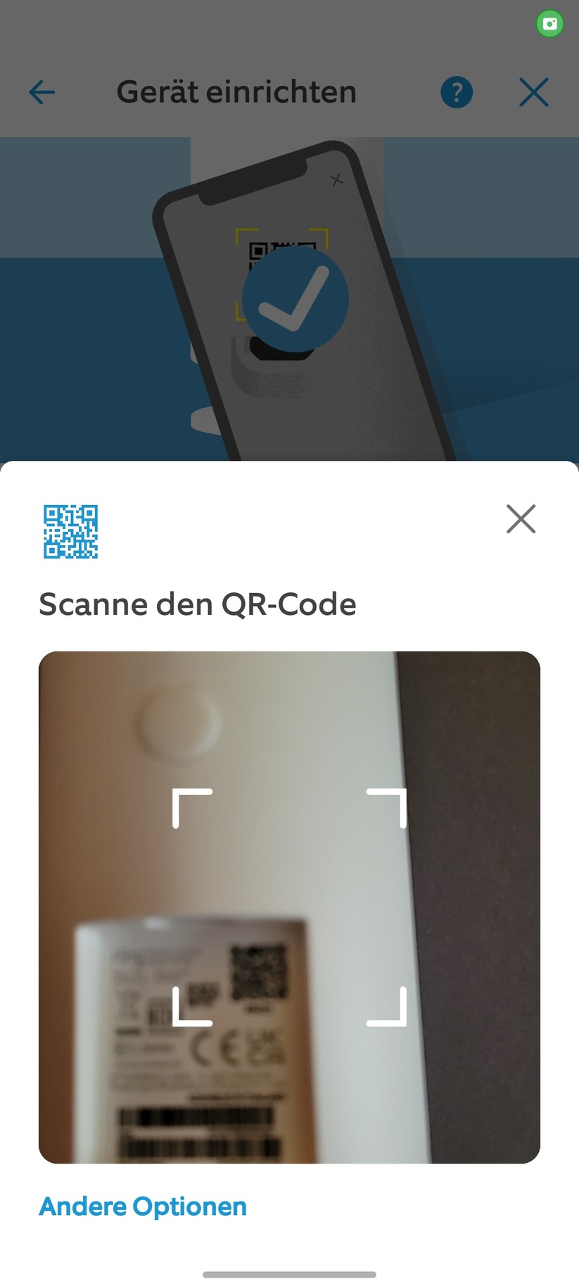 Ring Stick Up Cam Pro Akku: Die Einrichtung ist einfach und bietet viele Erläuterungen zur Kamera. Vorbildlich.