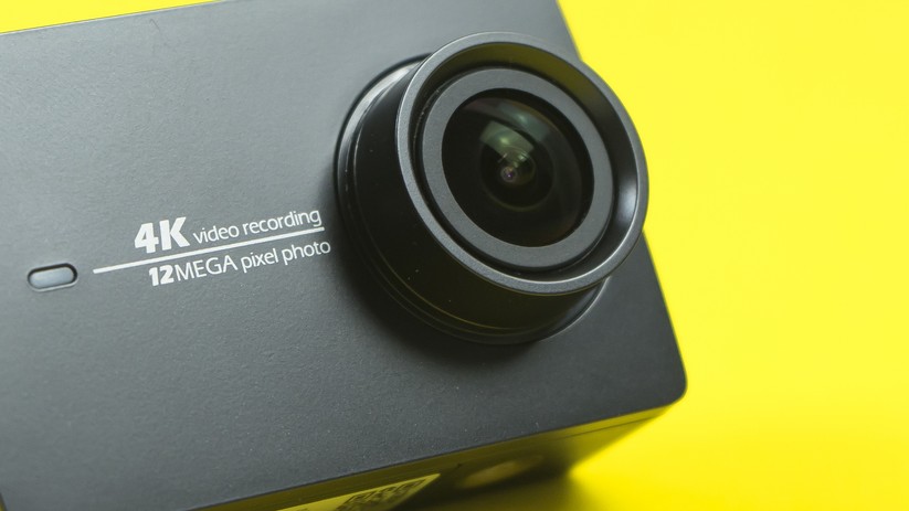 Die Linse der Yi 4K Action Camera besteht aus sieben Glaselementen.