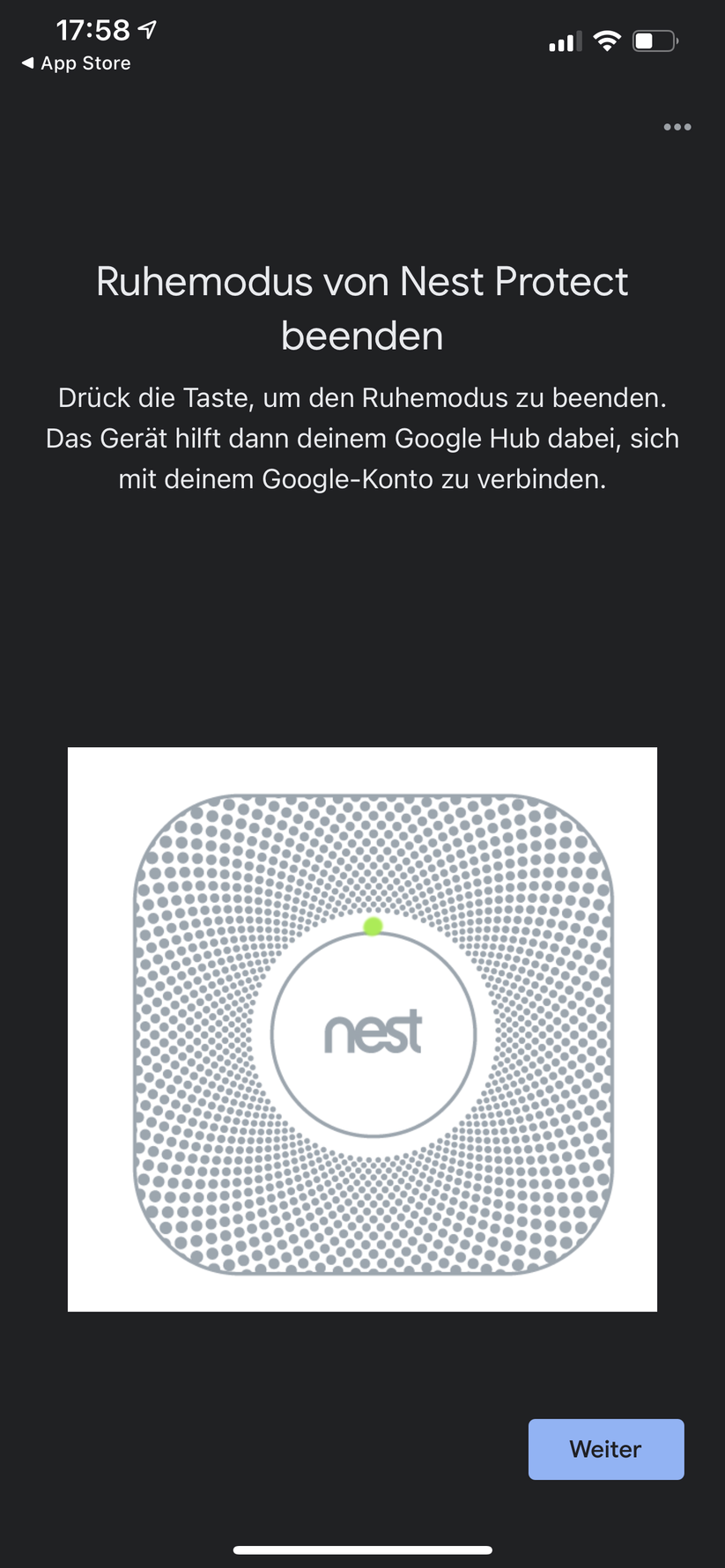 Google Home App für Nest Floodlight 
