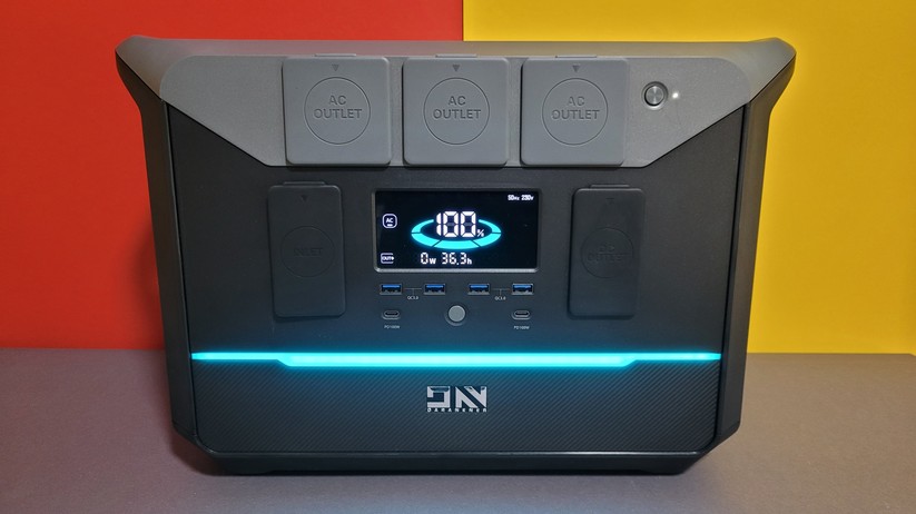 Powerstation Daranener Neo 1500 Pro mit 1382 Wh Kapazität und 1800 Watt Leistungsabgabe