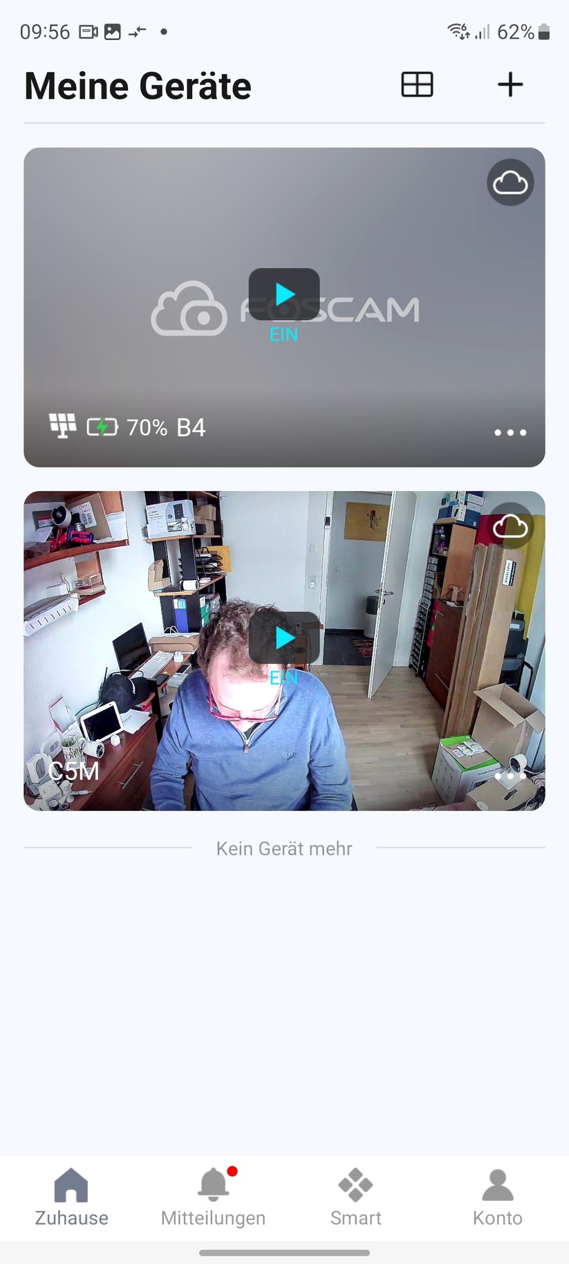 Foscam B4: Inbetriebnahme mit App