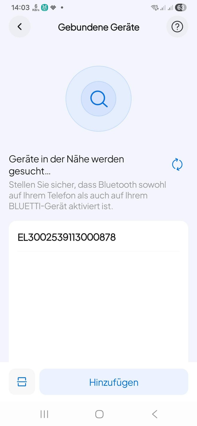 Wer die Elite 300 aus der Ferne verwalten möchte, muss ein Konto für die Bluetti-App einrichten. Ohne Konto ist eine lokale Steuerung über Bluetooth mit der App möglich.