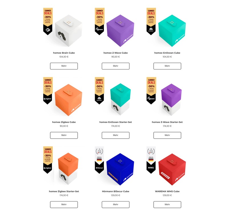 Homee: Smartphone- und Web-App