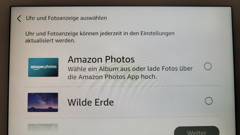Amazon Echo Hub: Einrichtung