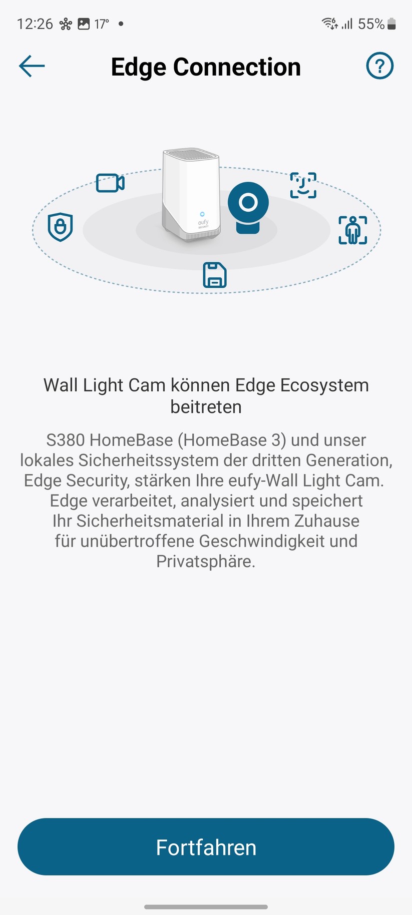 Eufy Wall Light Cam S100: Koppelung mit Home Base S380