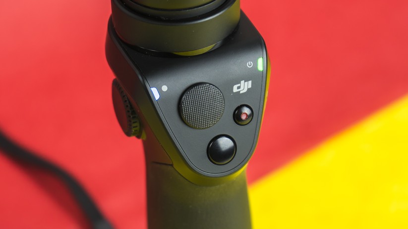 Die Tasten auf der Bedienerseite des Osmo Mobile.