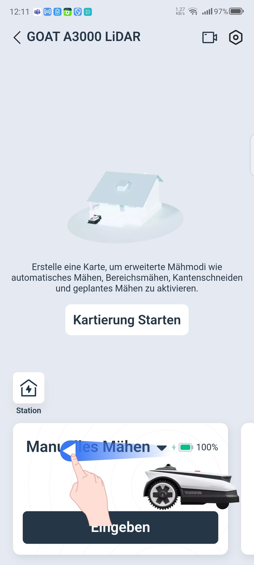  Inbetriebnahme und Kartierung