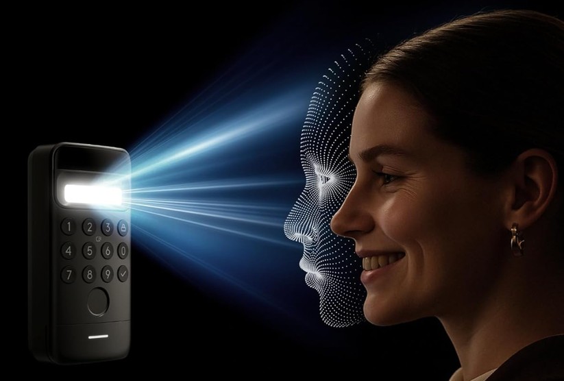 Switchbot Lock Ultra mit Keypad Vision: Passt fast auf alle Schlösser, bietet 3D-Gesichtserkennung und eine dreistufige Energieversorgung.