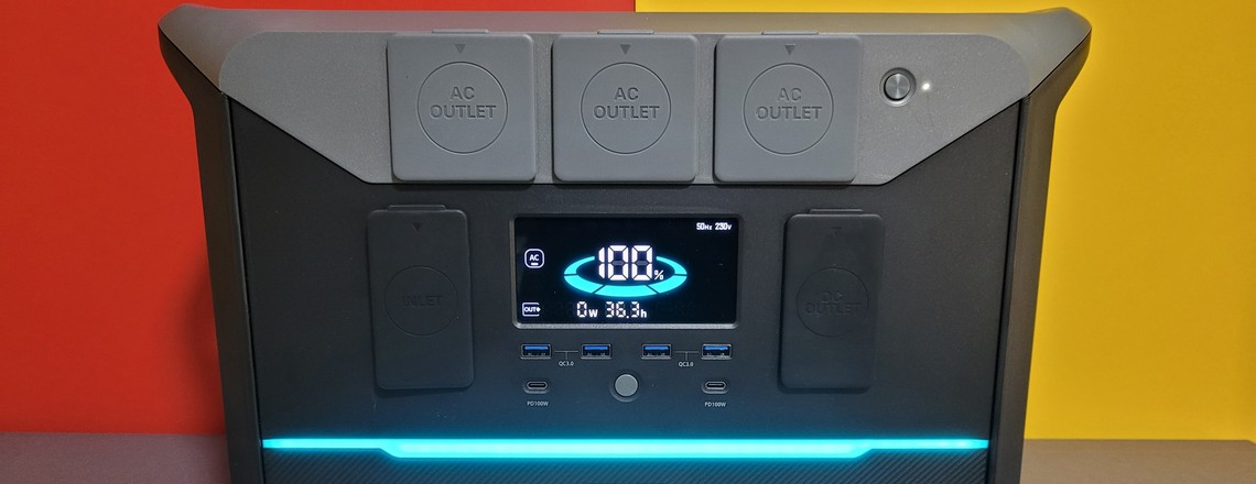 Powerstation Daranener Neo 1500 Pro mit 1382 Wh Kapazität und 1800 Watt Leistungsabgabe