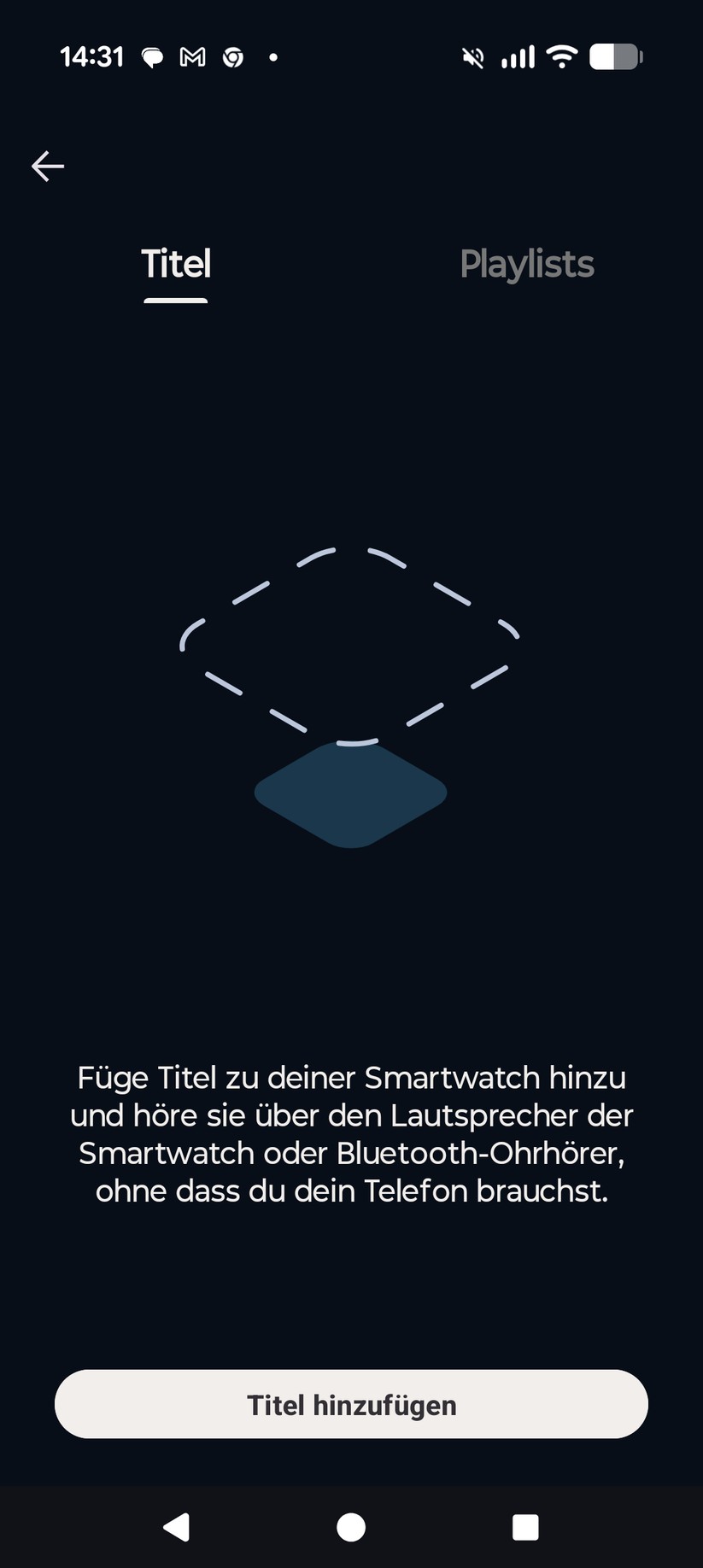 App der Motorola Moto Watch