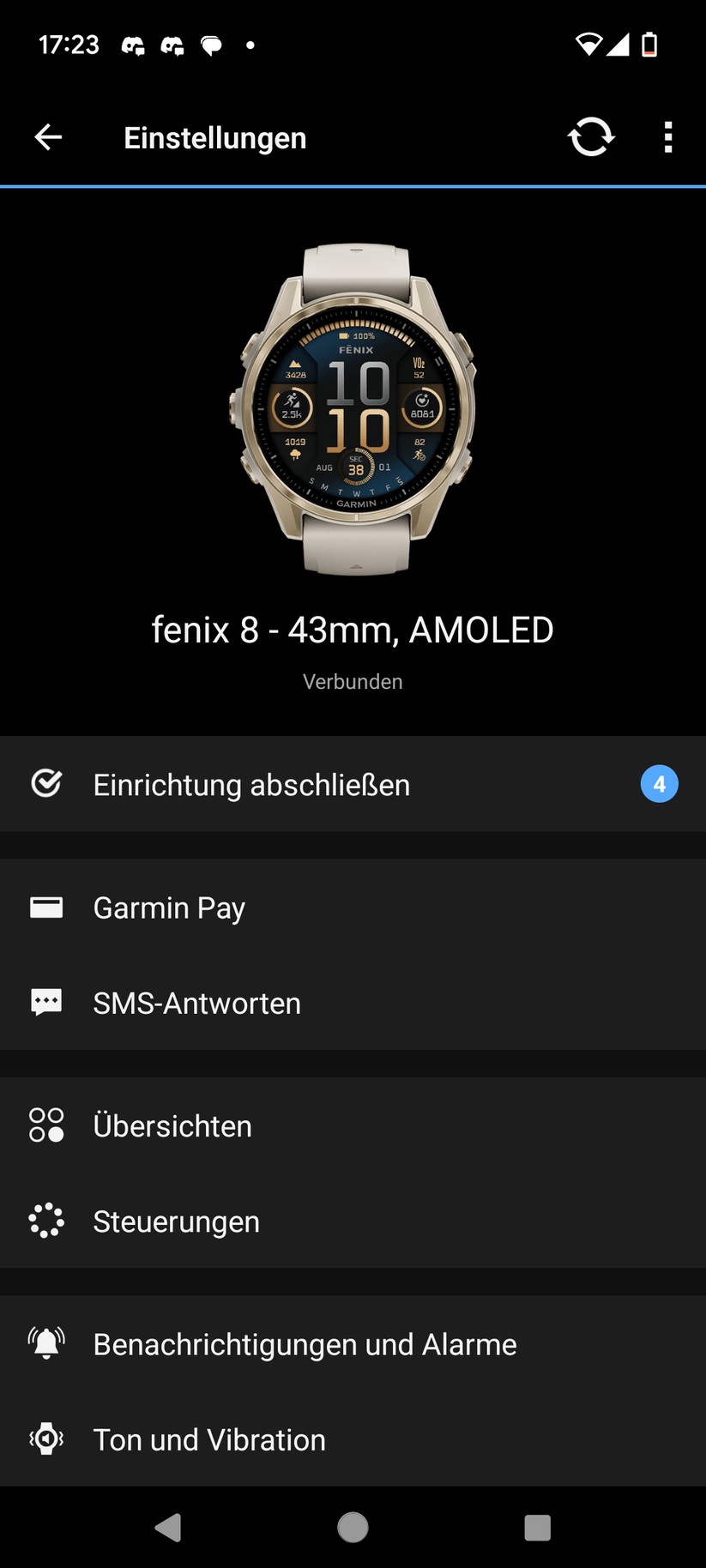 Garmin Fenix 8 mit OLED