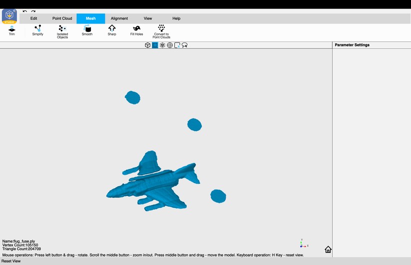 Revopoint Mini Scanergebnisse
