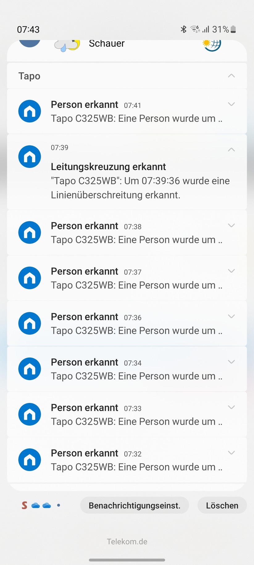 TP-Link Tapo C325WB: Einrichtung, Einstellungen und Aufnahmen