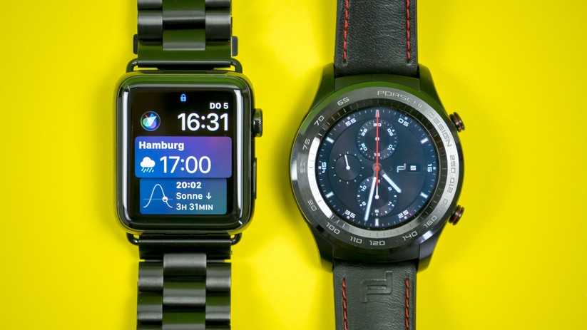 Porsche Design P9820 im Vergleich mit der Apple Watch 2