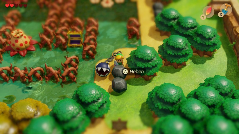 Einige Bereiche sind zu Beginn versperrt. Hier müssen wir erst neue Fähigkeiten erlangen