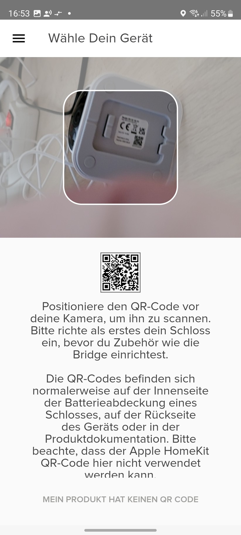 Yale Smart Indoor Camera: Einrichtung