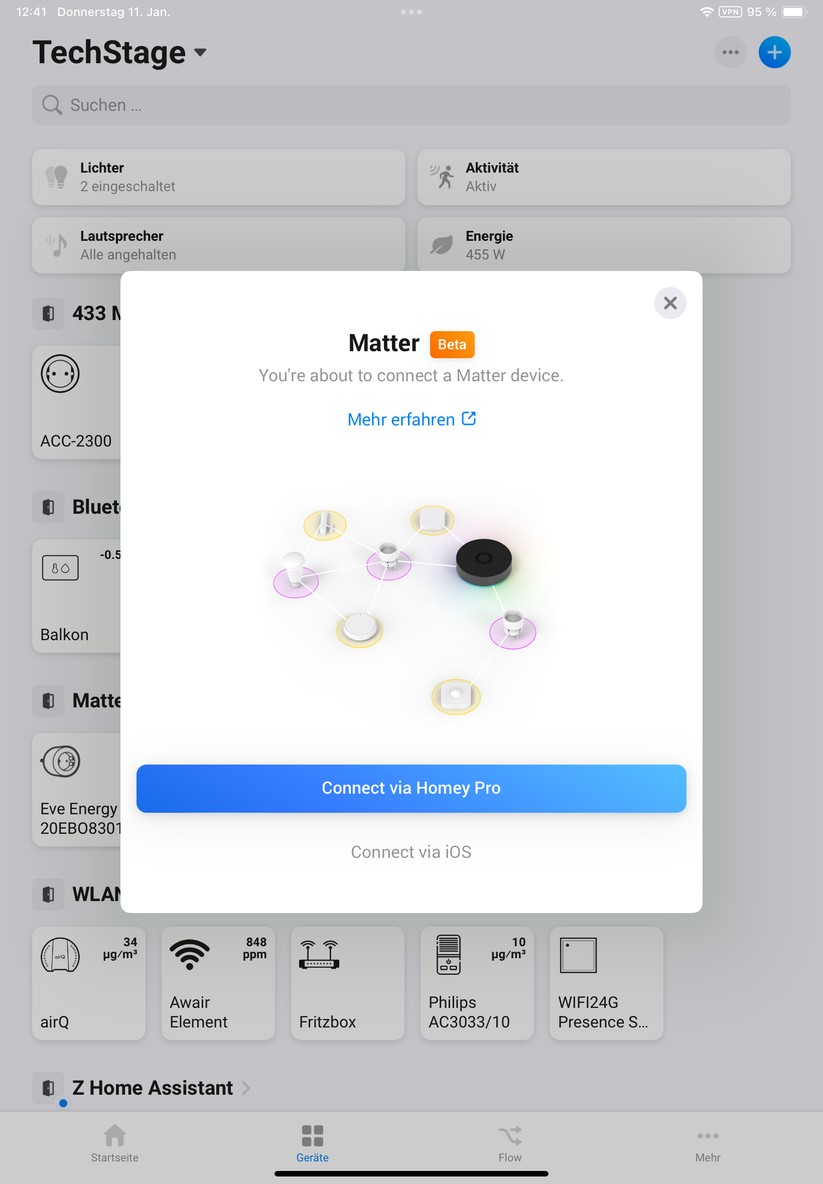 Homey Pro: Einfache Bedienung per App und Browser