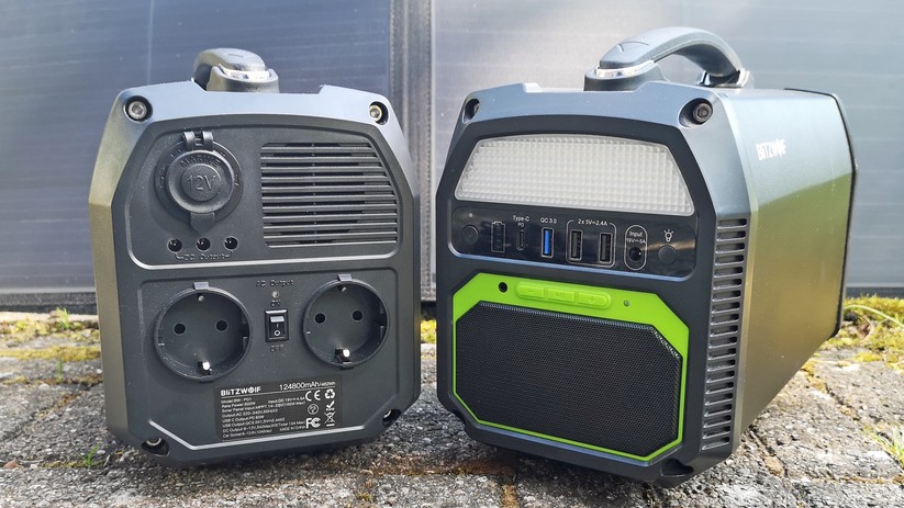 Der Blitzwolf BW-PG1 hat einen Bluetooth-Speaker an Bord.