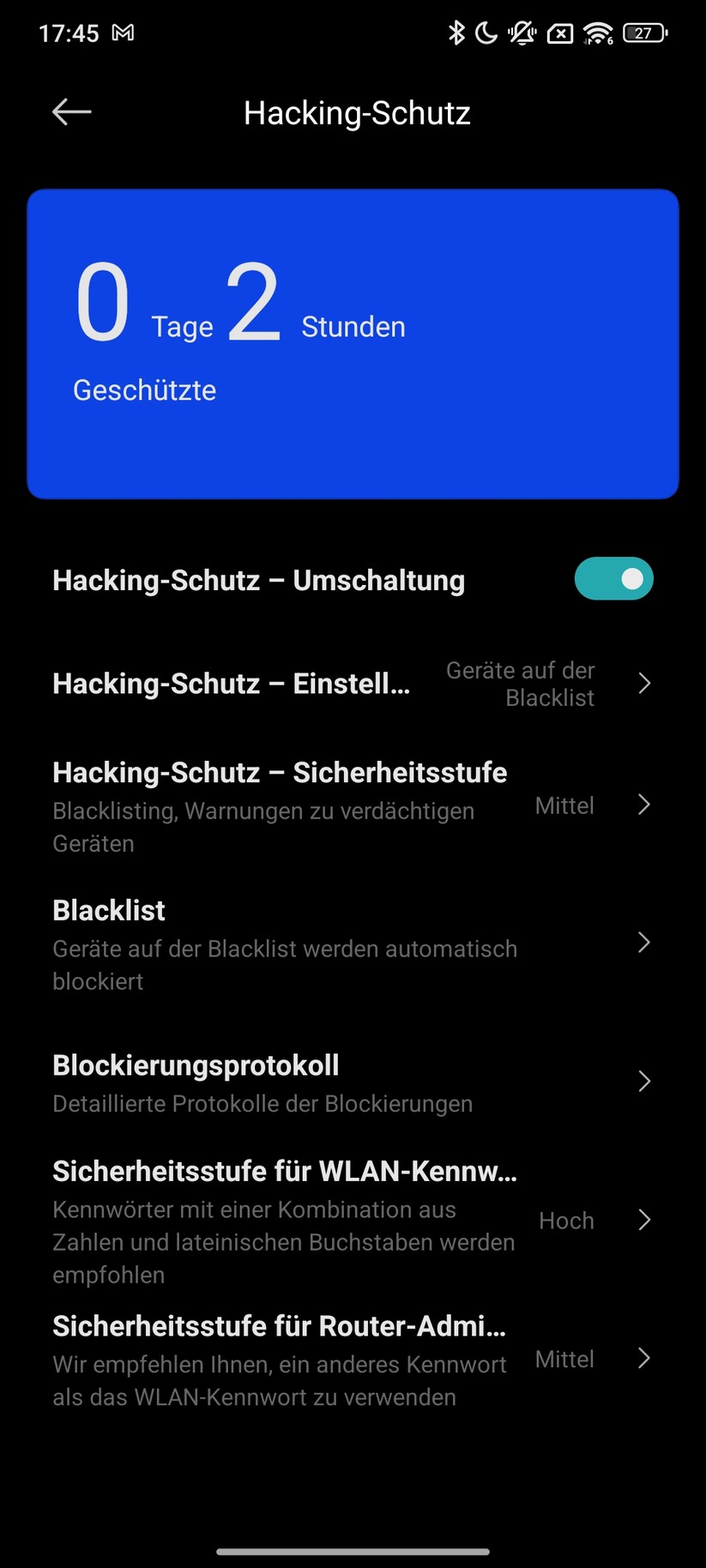 Xiaomi BE3600 Pro – App