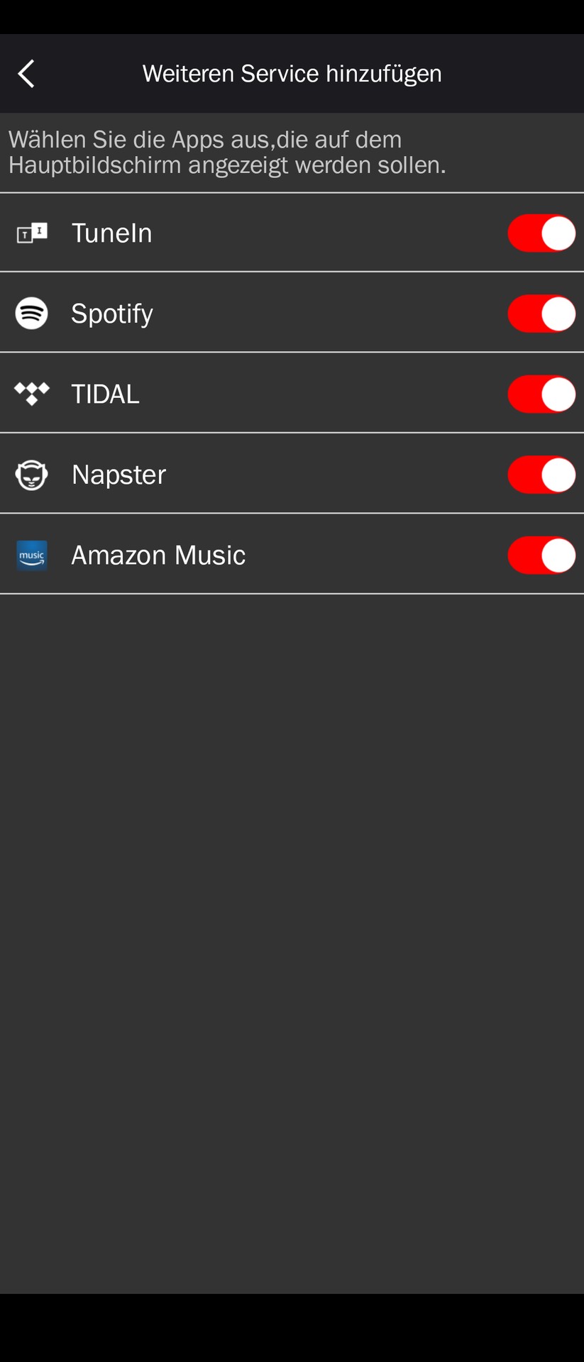 Teufel Holist S App