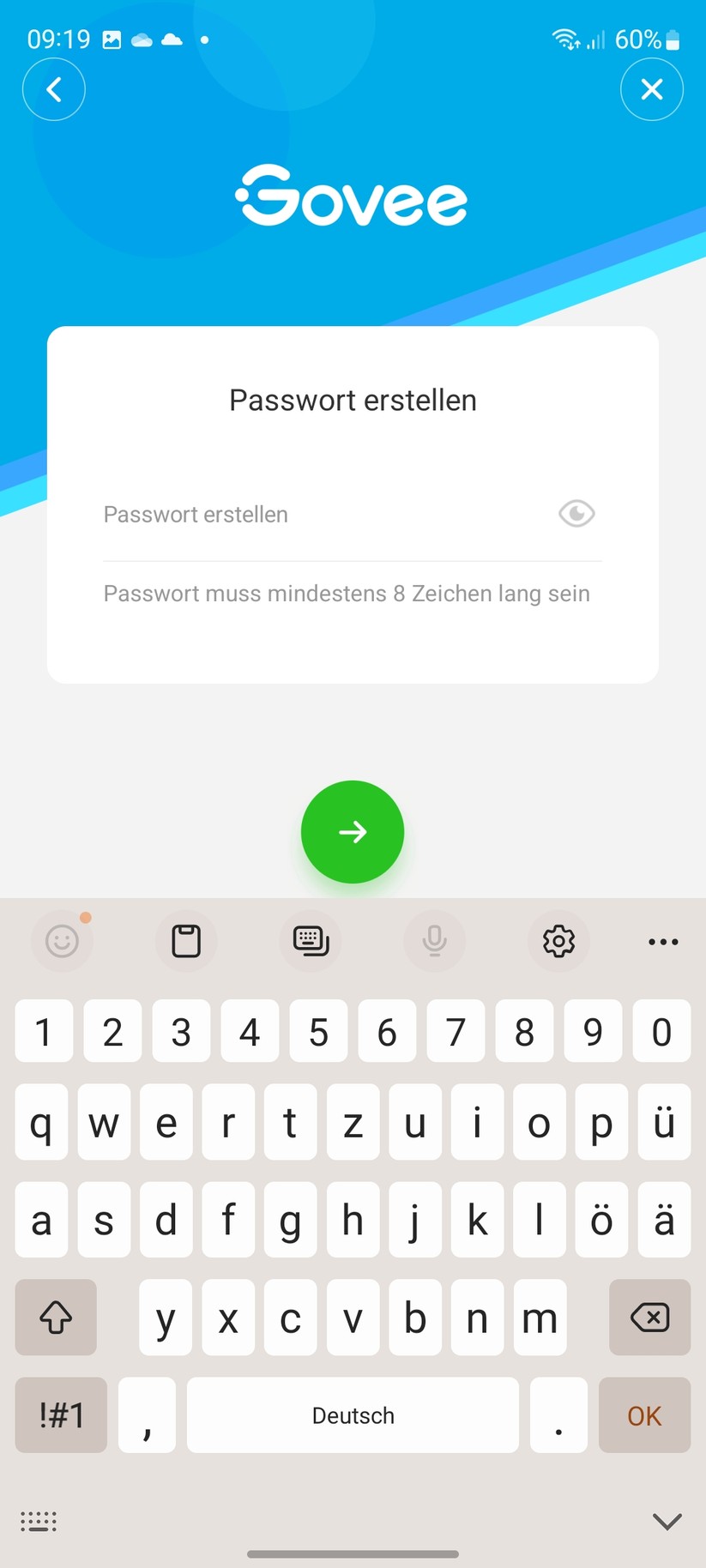 Govee RGBIC-LED-Streifen: App
