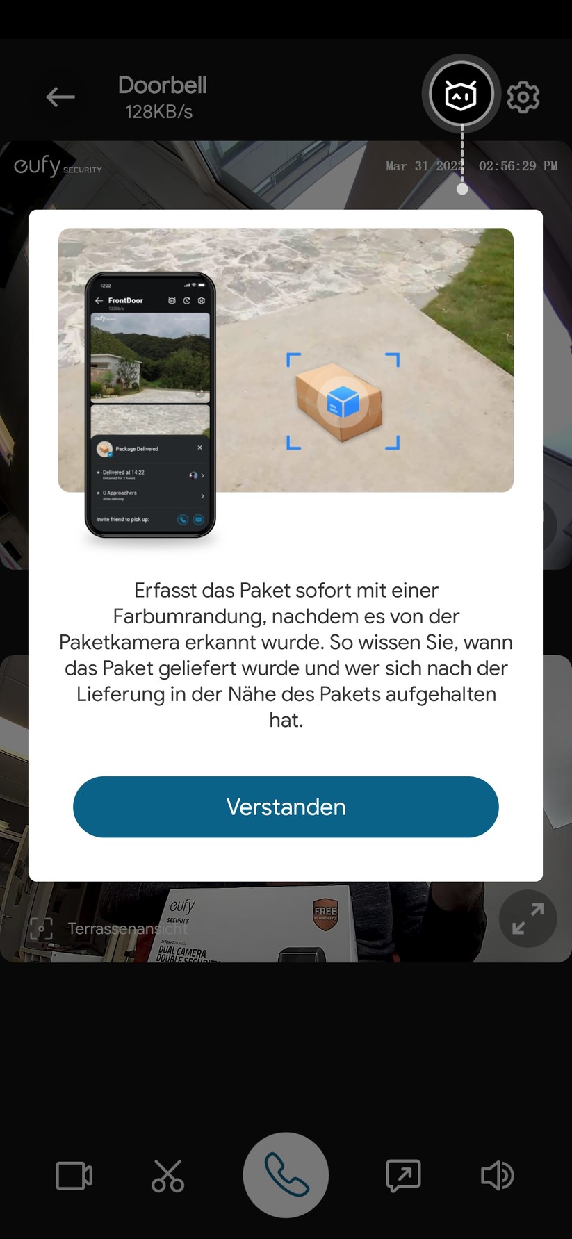 Eufy Video Doorbell Dual - App