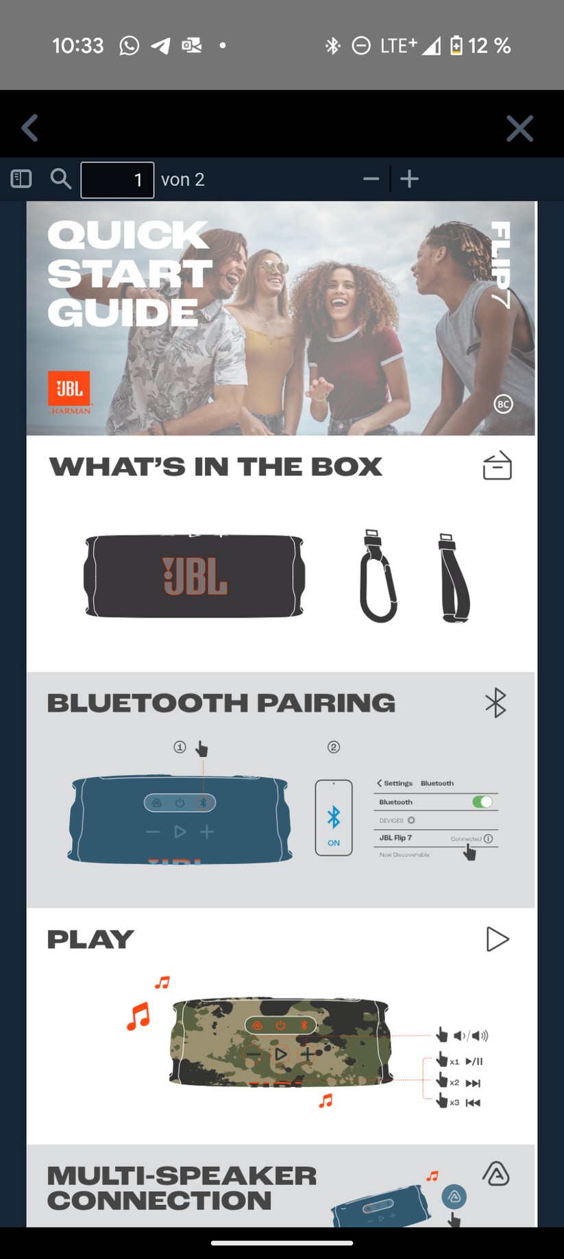 JBL Flip 7 Screenshot