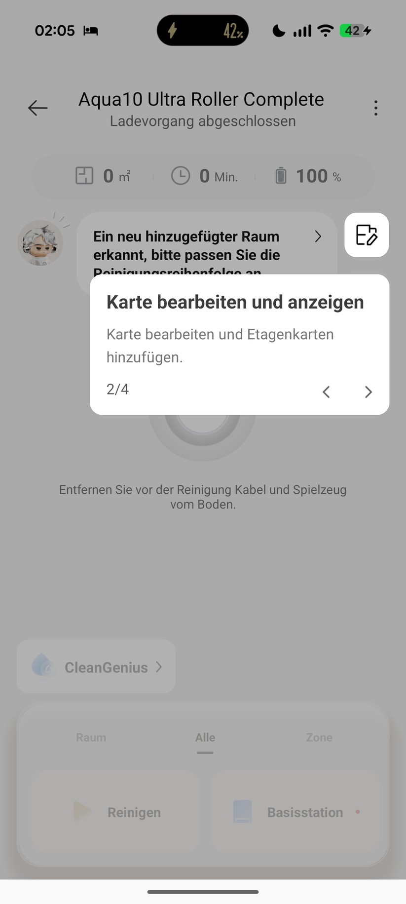 Dreame Aqua 10 Ultra Roller – App & Einrichtung