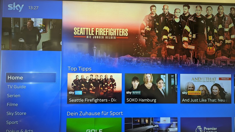 Sky Q IPTV Box Screenshots