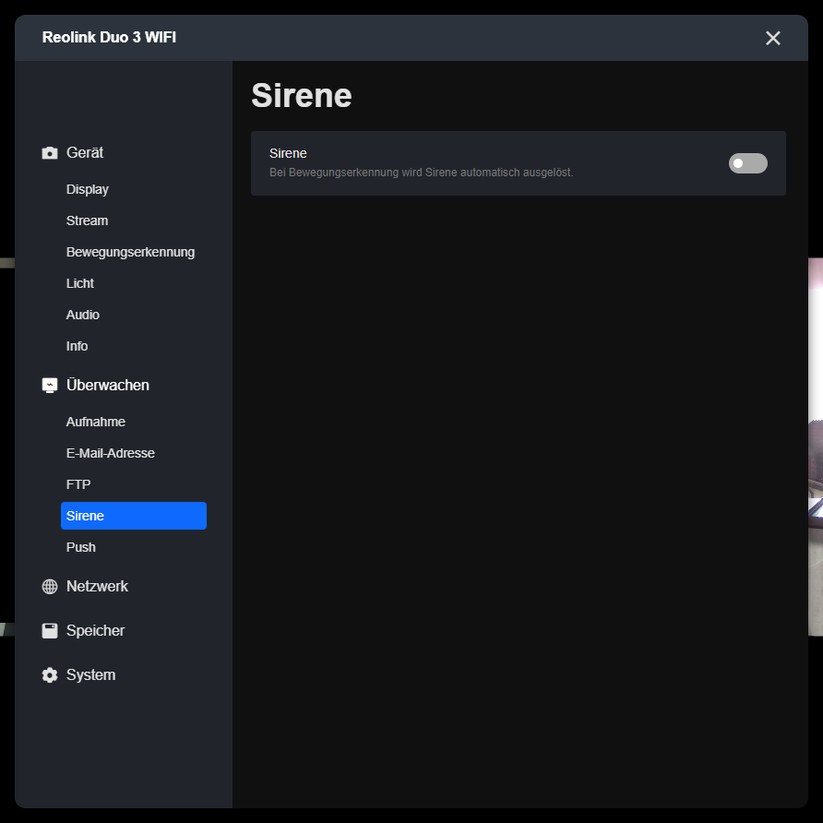 Reolink Duo 3 WiFi: Konfiguration mit Desktop-App