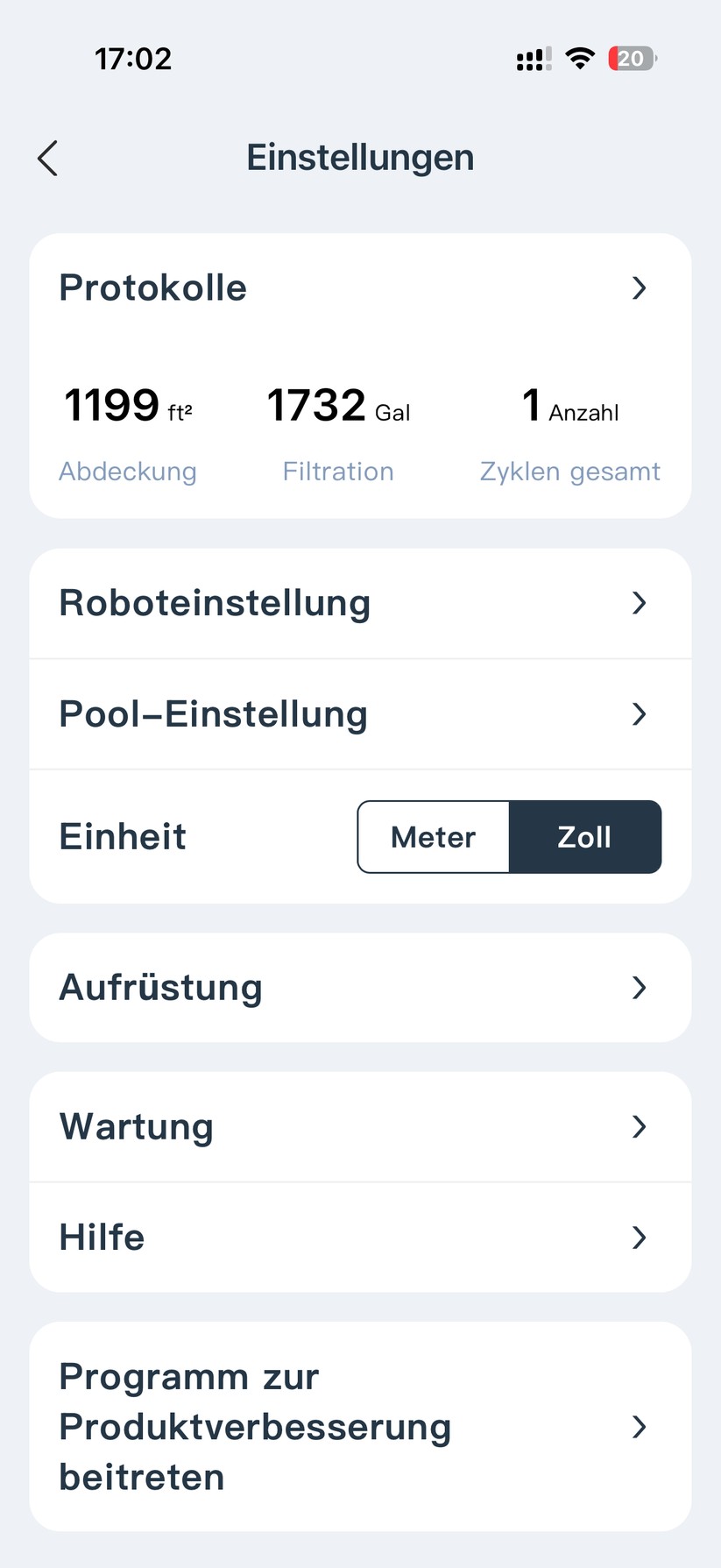 Ecovacs Ultramarine P1 - Bilder App