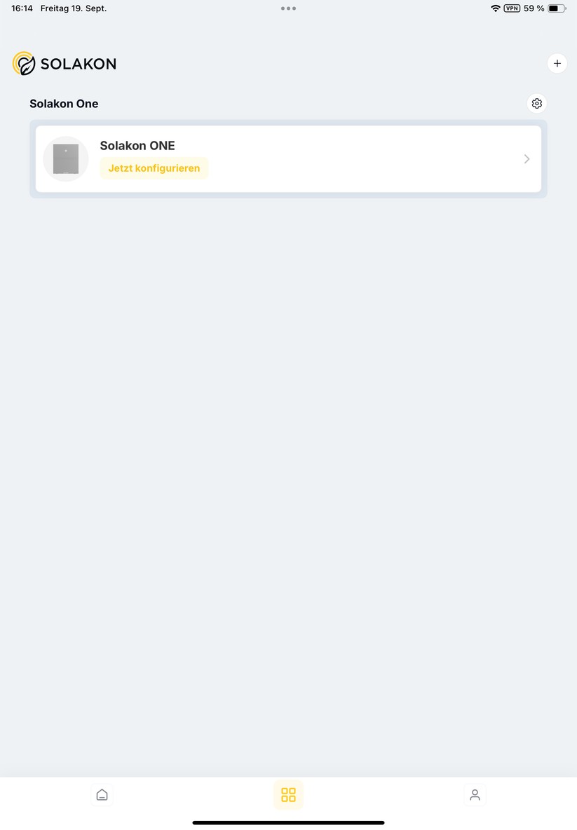 Solakon One: Inbetriebnahme mit Solakon-App