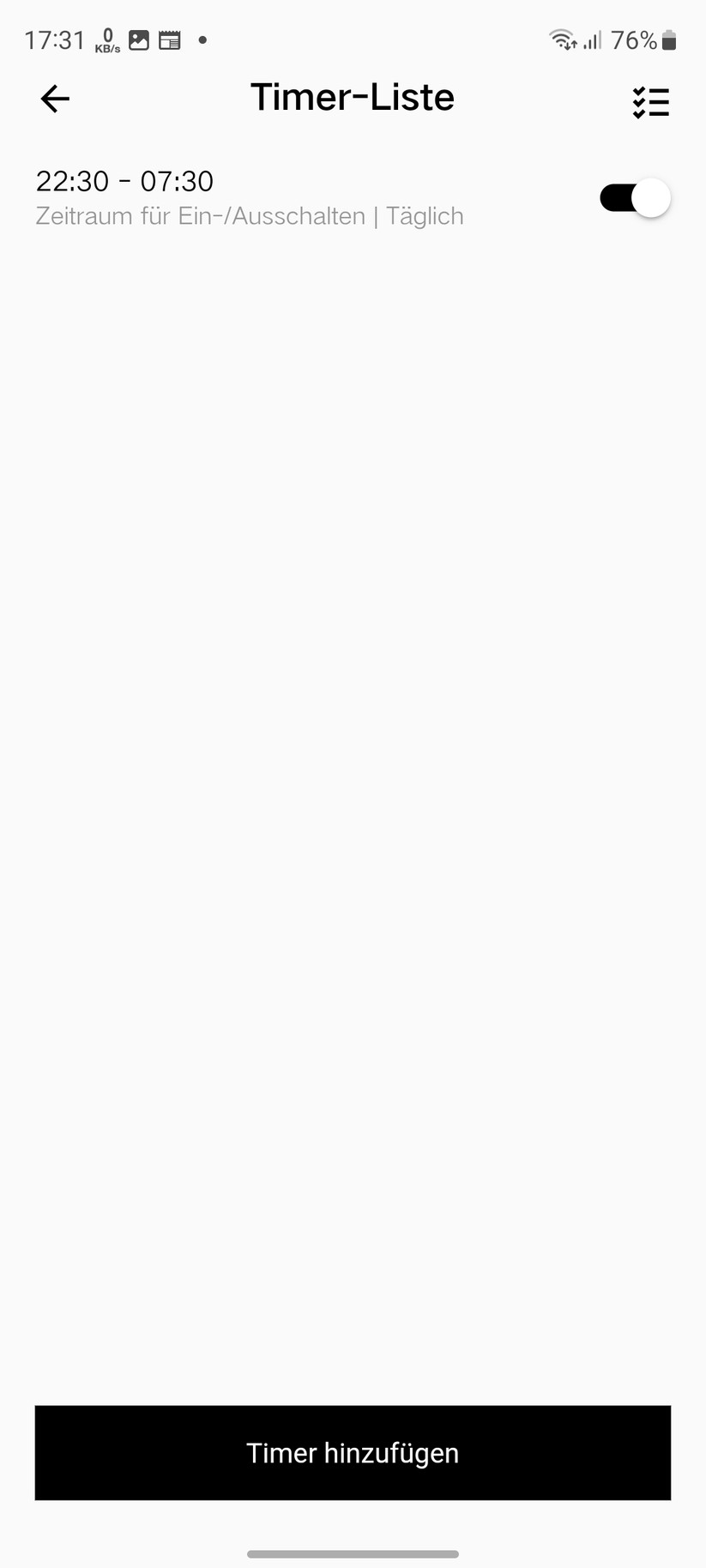 Smartmi Jya Fjord Pro: App